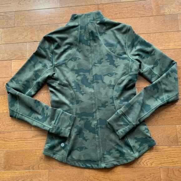 🔥Lululemon Forme Jacket-Savasana Fatigue Green Camo-8🔥 - Picture 4 of 11